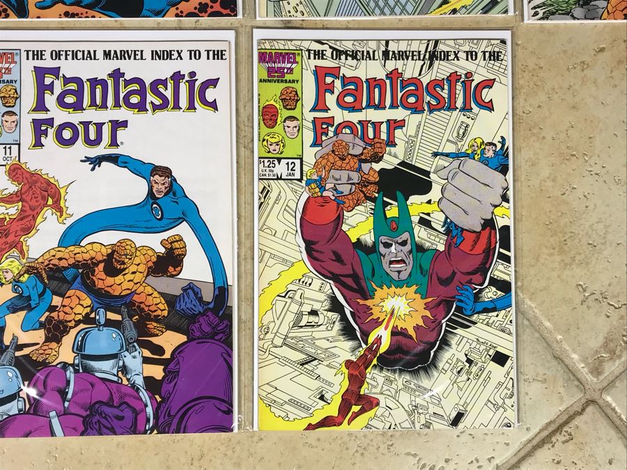 (13) Marvel Comics Official Marvel Index To The Fantastic Four Comic Books [Photo 9]