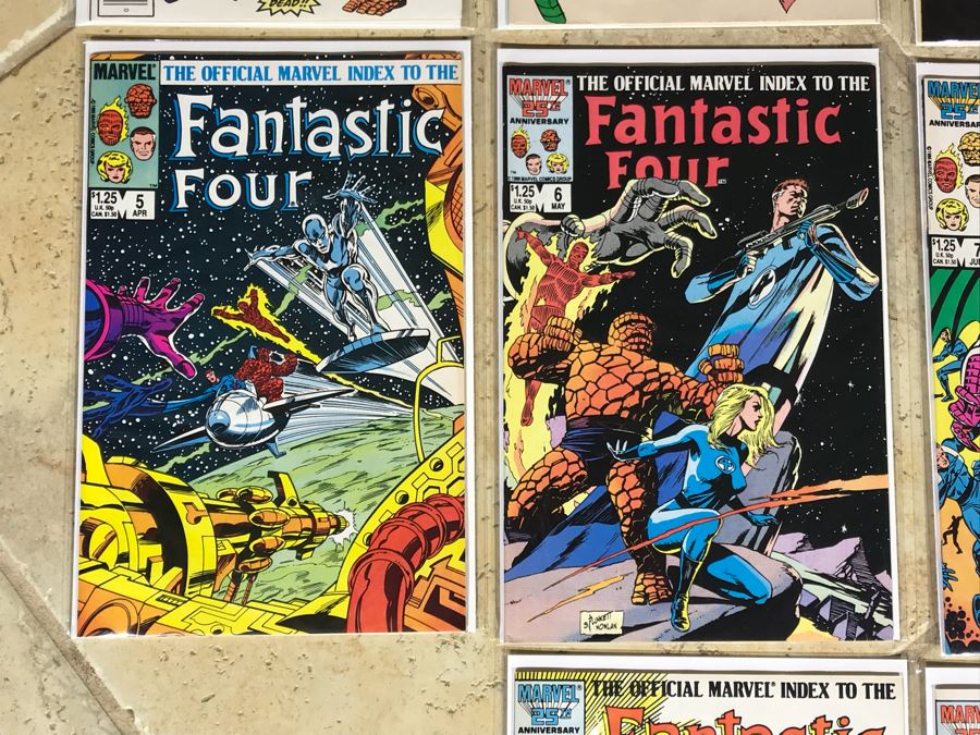 (13) Marvel Comics Official Marvel Index To The Fantastic Four Comic Books [Photo 5]