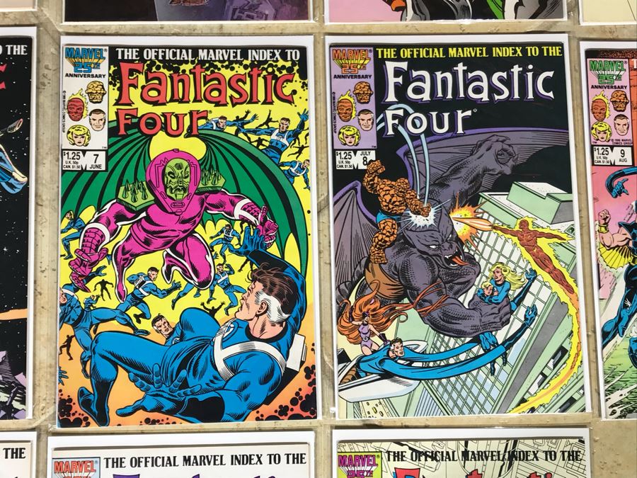 (13) Marvel Comics Official Marvel Index To The Fantastic Four Comic Books [Photo 6]
