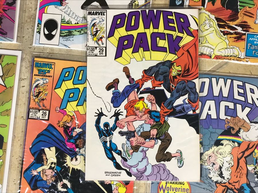 (9) Marvel Comics Power Pack Comic Books Inlc Issue #1 [Photo 6]