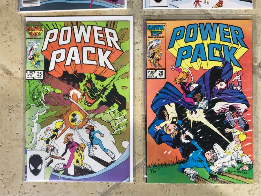 (9) Marvel Comics Power Pack Comic Books Inlc Issue #1 [Photo 4]