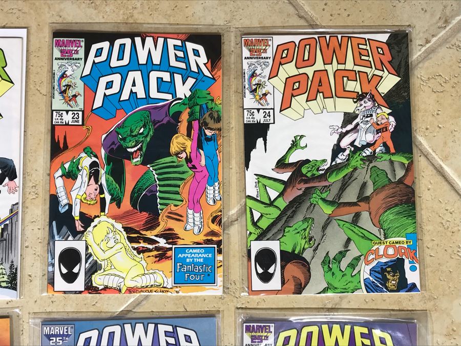 (9) Marvel Comics Power Pack Comic Books Inlc Issue #1 [Photo 3]