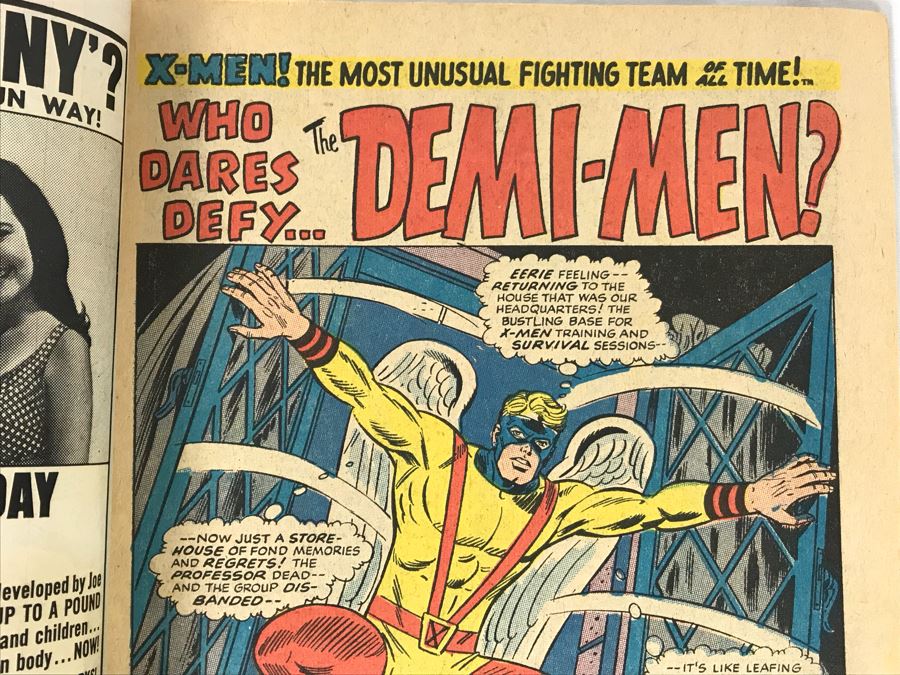 Vintage 1968 Marvel Comics The Uncanny X-Men #49 Comic Book [Photo 6]