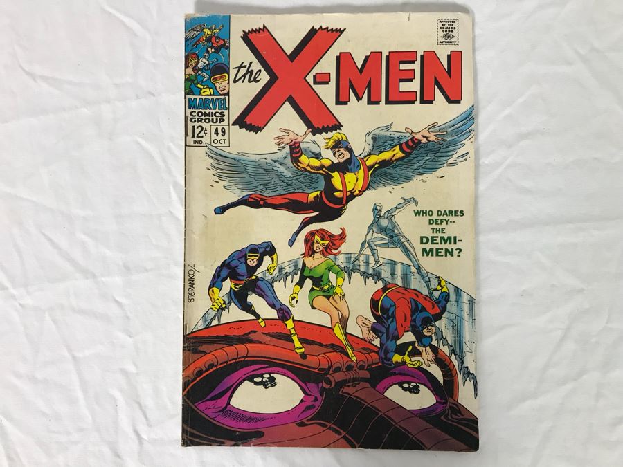 Vintage 1968 Marvel Comics The Uncanny X-Men #49 Comic Book [Photo 1]