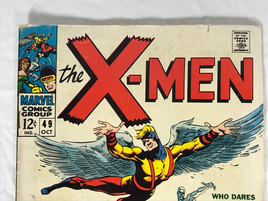 Vintage 1968 Marvel Comics The Uncanny X-Men #49 Comic Book [Photo 2]