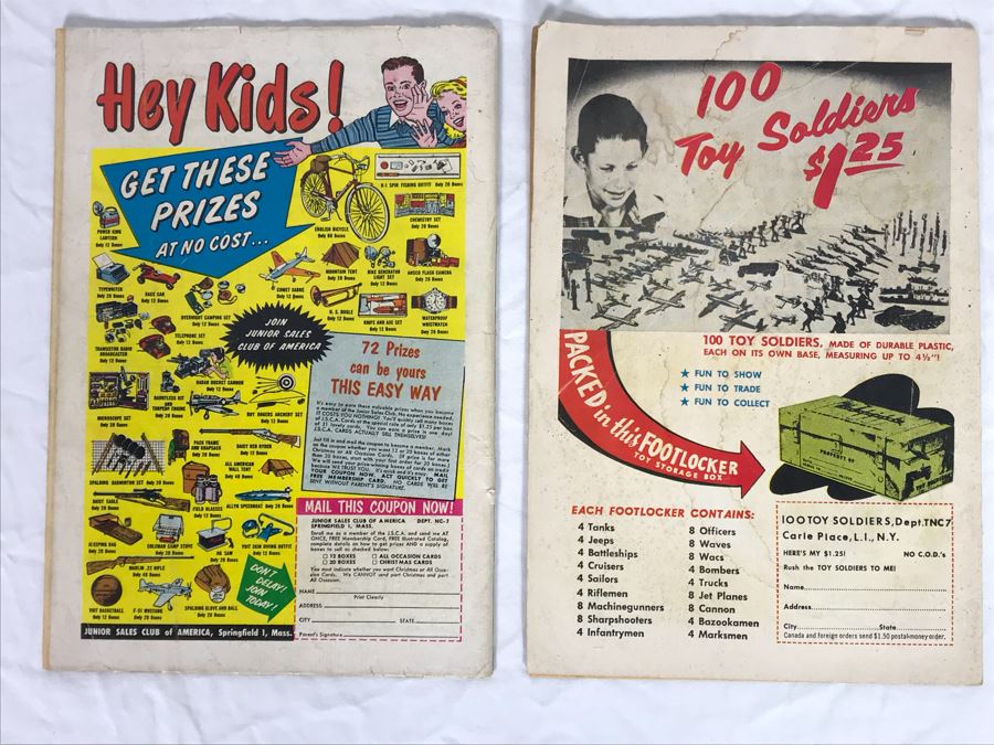 (2) Vintage 1957 And 1962 DC Comics Blackhawk #116 And #176 Comic Books [Photo 7]