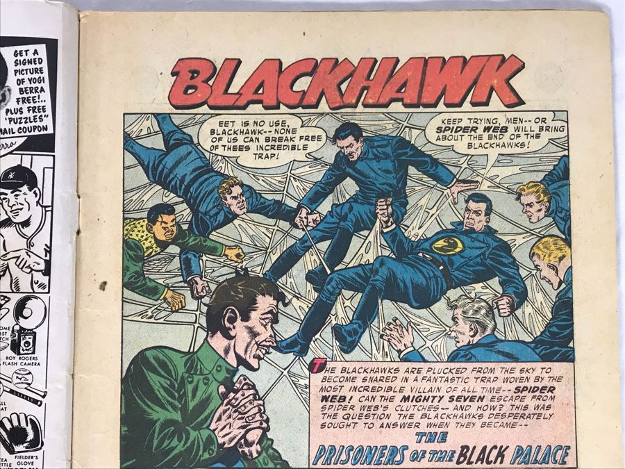 (2) Vintage 1957 And 1962 DC Comics Blackhawk #116 And #176 Comic Books [Photo 10]