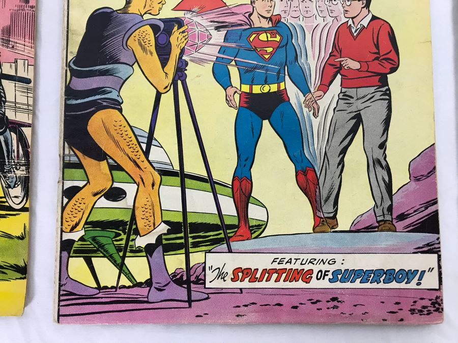 Vintage 1957 Action Comics Superman #231, Adventure Comics #255 (1958) And #372 (1968) Comic Books [Photo 8]