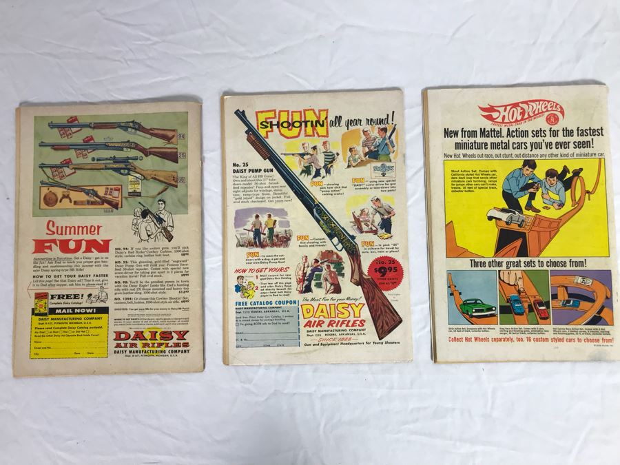 Vintage 1957 Action Comics Superman #231, Adventure Comics #255 (1958) And #372 (1968) Comic Books [Photo 11]