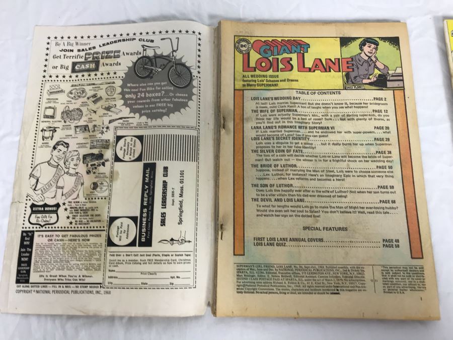 Lois Lane All-Wedding Issue #86, The Outlaw Kid #19, DC World's Finest Comics #254 Comic Books [Photo 11]