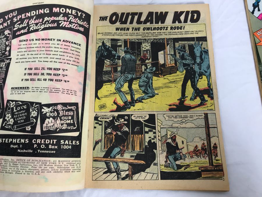 Lois Lane All-Wedding Issue #86, The Outlaw Kid #19, DC World's Finest Comics #254 Comic Books [Photo 10]