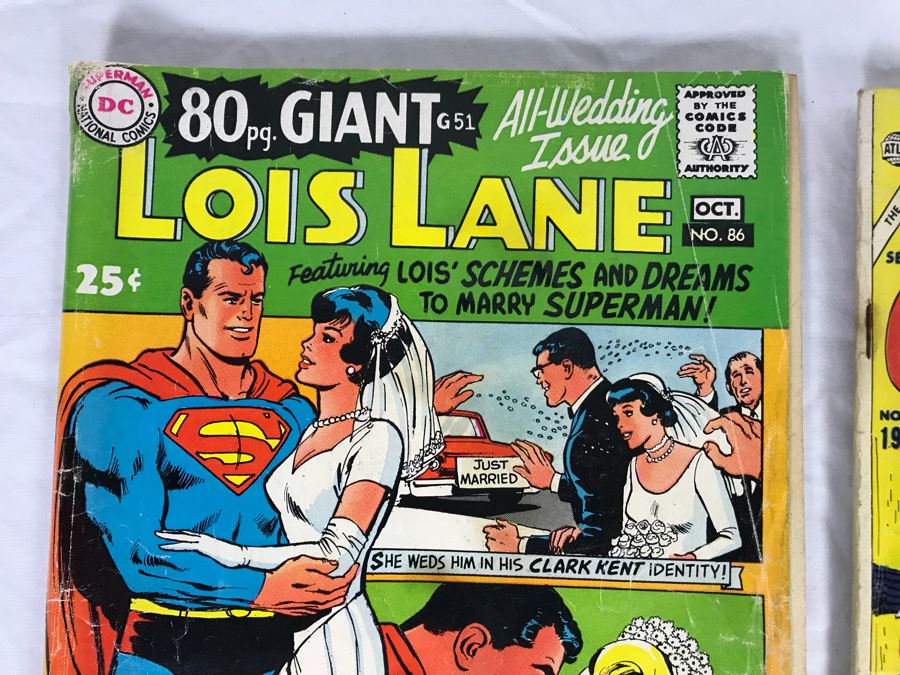 Lois Lane All-Wedding Issue #86, The Outlaw Kid #19, DC World's Finest Comics #254 Comic Books [Photo 3]
