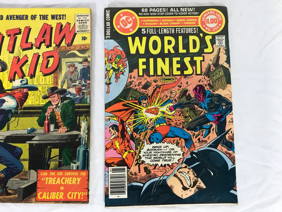 Lois Lane All-Wedding Issue #86, The Outlaw Kid #19, DC World's Finest Comics #254 Comic Books [Photo 6]