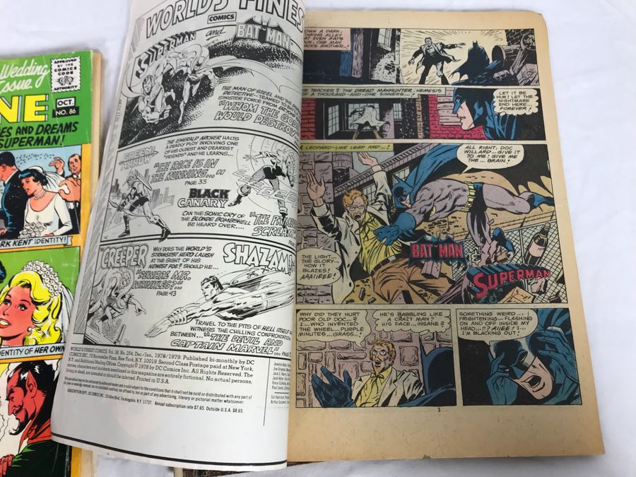 Lois Lane All-Wedding Issue #86, The Outlaw Kid #19, DC World's Finest Comics #254 Comic Books [Photo 13]