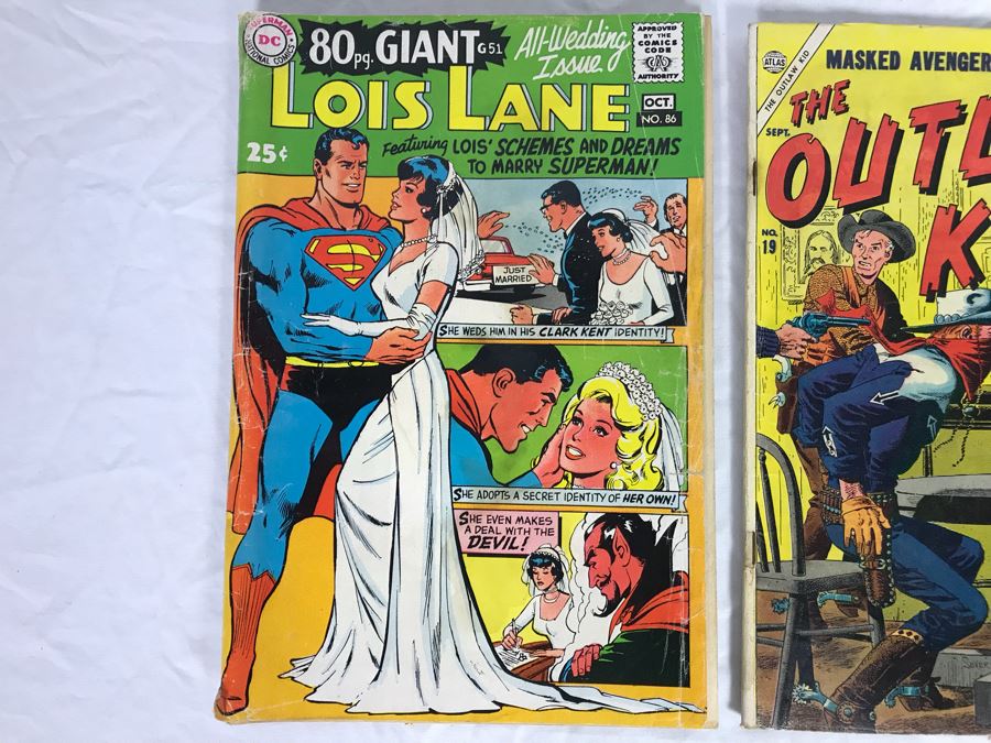 Lois Lane All-Wedding Issue #86, The Outlaw Kid #19, DC World's Finest Comics #254 Comic Books [Photo 2]
