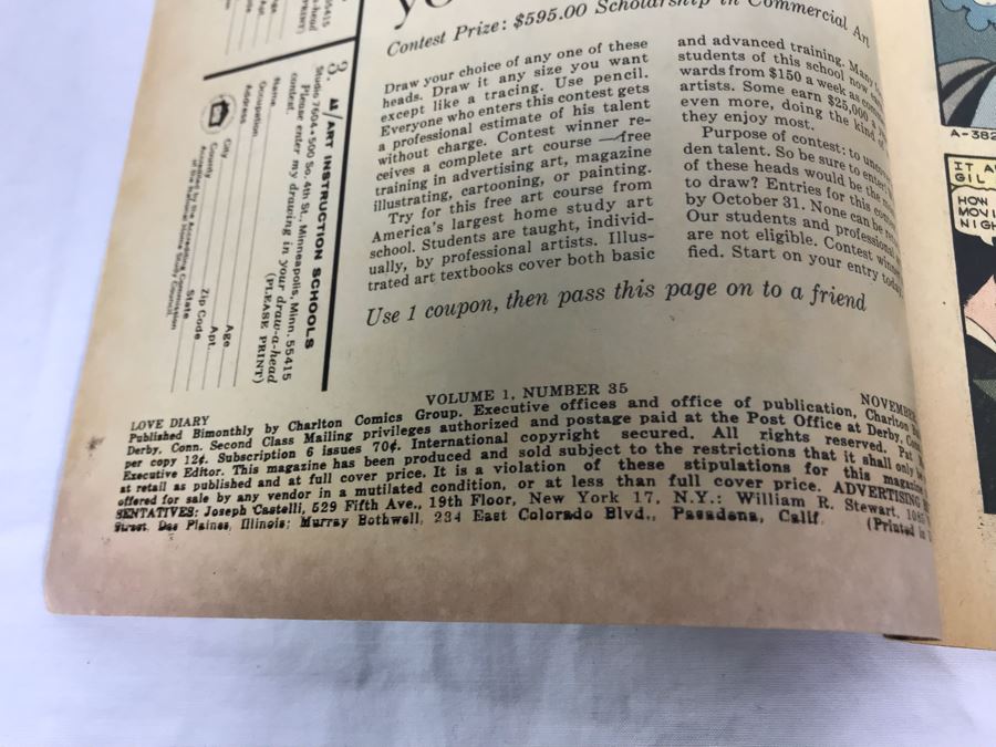 Vintage 12 Cent DC Comics And Charlton Comics Romance Comic Books Falling In Love, Career Girl Romances, Dobie Gillis, Love Diary, Bat Lash, Secrets Of Young Brides [Photo 17]