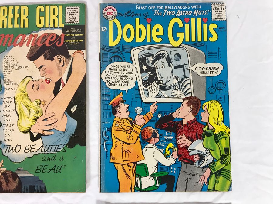 Vintage 12 Cent DC Comics And Charlton Comics Romance Comic Books Falling In Love, Career Girl Romances, Dobie Gillis, Love Diary, Bat Lash, Secrets Of Young Brides [Photo 6]