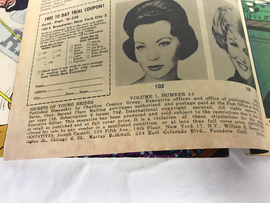 Vintage 12 Cent DC Comics And Charlton Comics Romance Comic Books Falling In Love, Career Girl Romances, Dobie Gillis, Love Diary, Bat Lash, Secrets Of Young Brides [Photo 19]