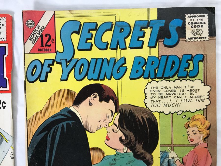 Vintage 12 Cent DC Comics And Charlton Comics Romance Comic Books Falling In Love, Career Girl Romances, Dobie Gillis, Love Diary, Bat Lash, Secrets Of Young Brides [Photo 13]