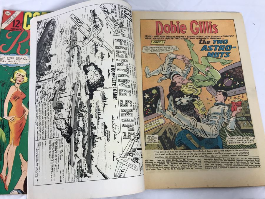 Vintage 12 Cent DC Comics And Charlton Comics Romance Comic Books Falling In Love, Career Girl Romances, Dobie Gillis, Love Diary, Bat Lash, Secrets Of Young Brides [Photo 20]