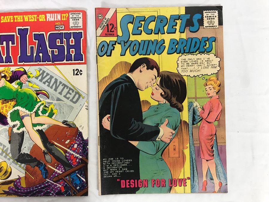 Vintage 12 Cent DC Comics And Charlton Comics Romance Comic Books Falling In Love, Career Girl Romances, Dobie Gillis, Love Diary, Bat Lash, Secrets Of Young Brides [Photo 12]