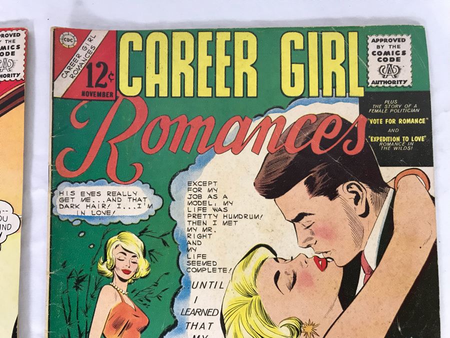 Vintage 12 Cent DC Comics And Charlton Comics Romance Comic Books Falling In Love, Career Girl Romances, Dobie Gillis, Love Diary, Bat Lash, Secrets Of Young Brides [Photo 5]