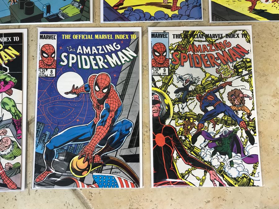 (9) Marvel Comics The Official Marvel Index To The Amazing Spider-Man Inlc Issue #1 [Photo 6]