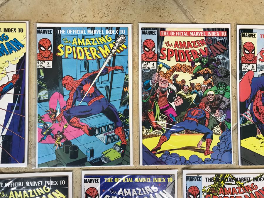 (9) Marvel Comics The Official Marvel Index To The Amazing Spider-Man Inlc Issue #1 [Photo 3]