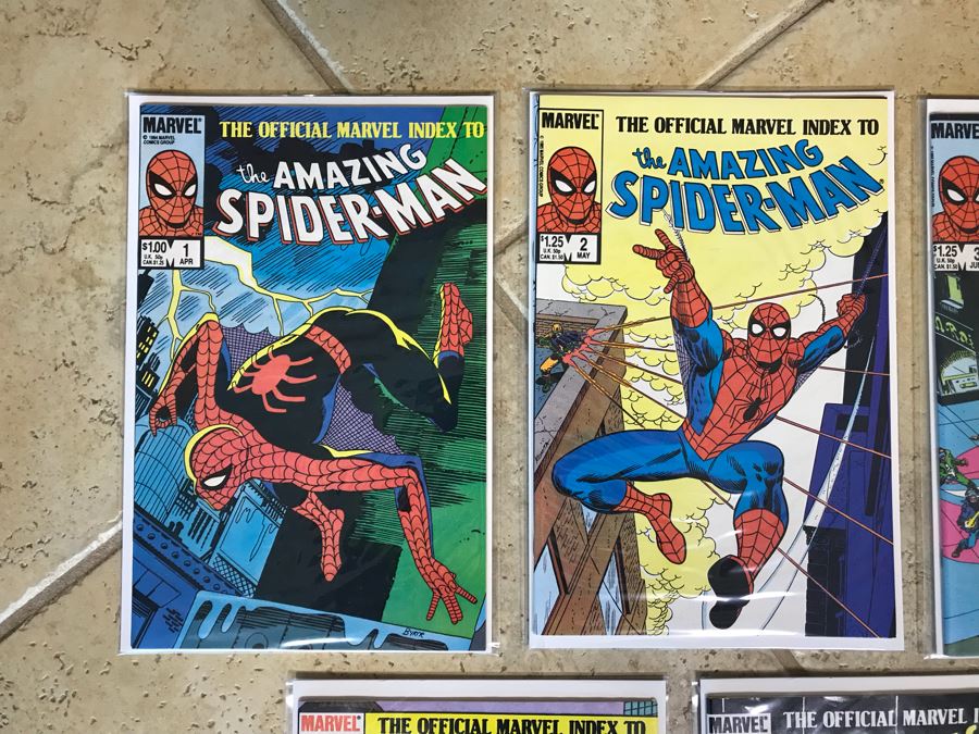 (9) Marvel Comics The Official Marvel Index To The Amazing Spider-Man Inlc Issue #1 [Photo 2]