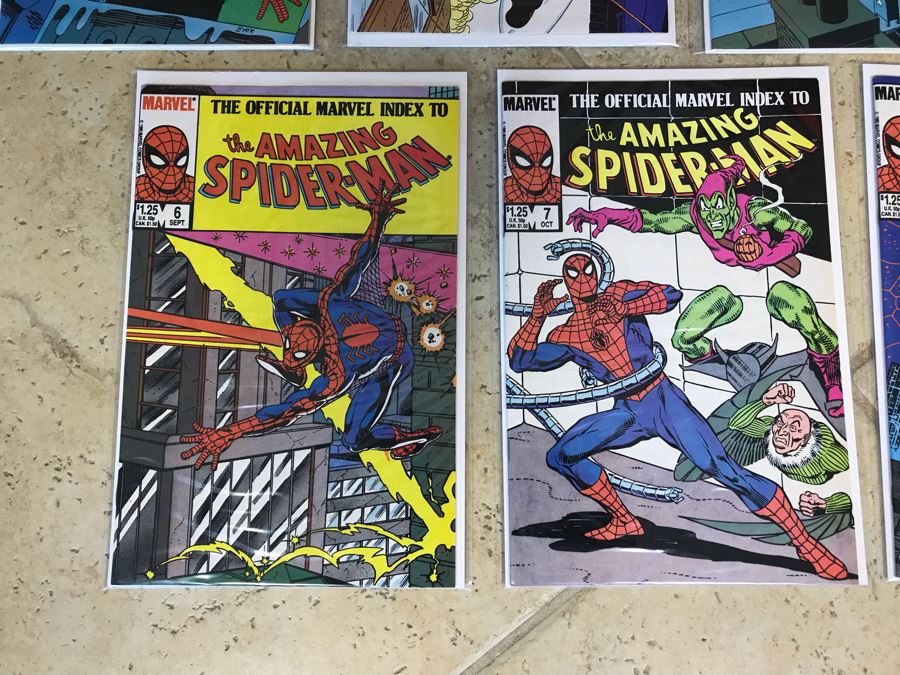 (9) Marvel Comics The Official Marvel Index To The Amazing Spider-Man Inlc Issue #1 [Photo 5]