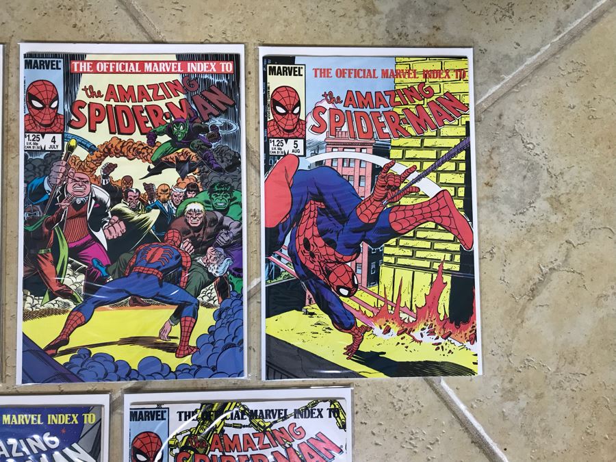 (9) Marvel Comics The Official Marvel Index To The Amazing Spider-Man Inlc Issue #1 [Photo 4]