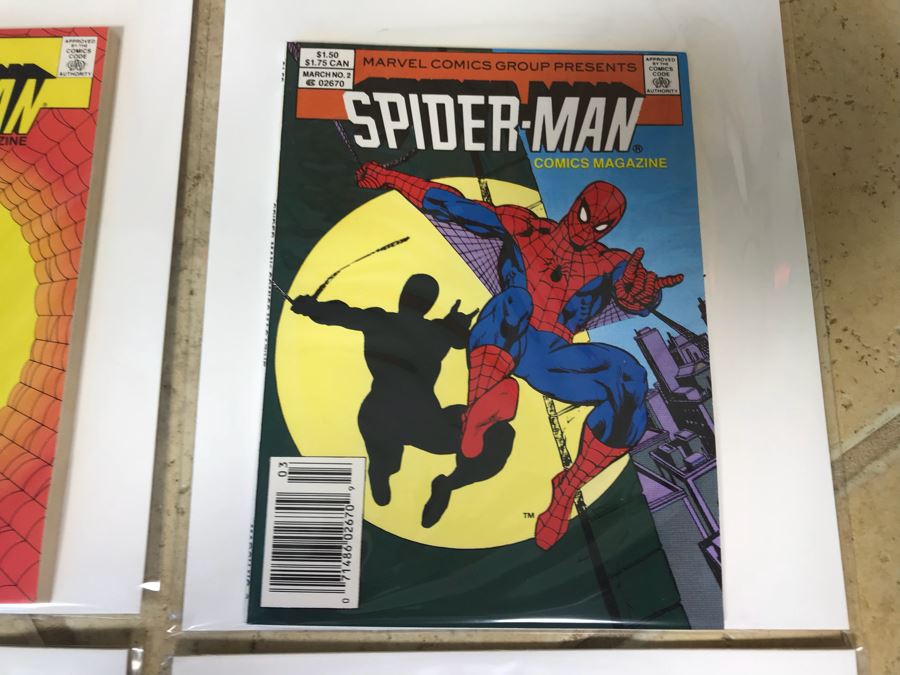 (2) DC Comics Atari Force #1 And #2 And (2) Marvel Comics Spider-Man Comics Magazines #1 And #2 [Photo 3]