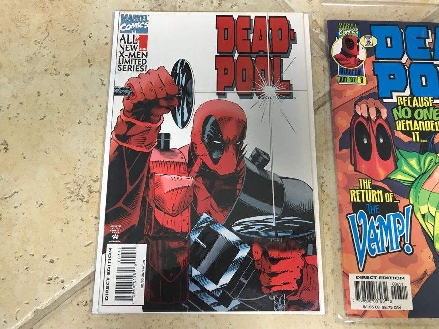 (5) Marvel Comics Deadpool Comic Books [Photo 5]