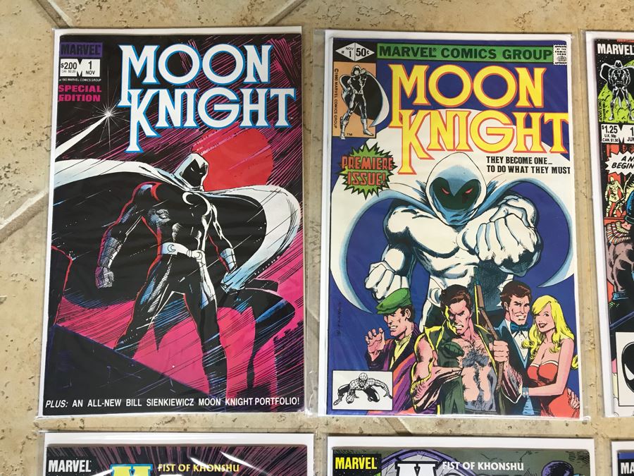 (8) Marvel Comics Moon Knight Comic Books Incl Issue #1 [Photo 2]