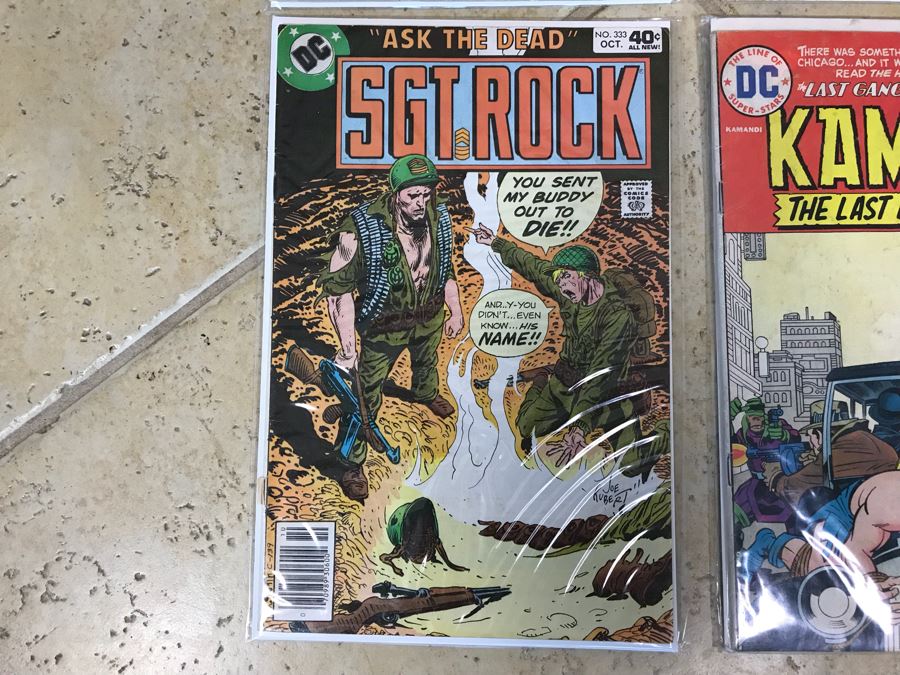 (2) Charlton Comics World At War, (2) DC Comics Sgt Rock, Kamandi [Photo 4]