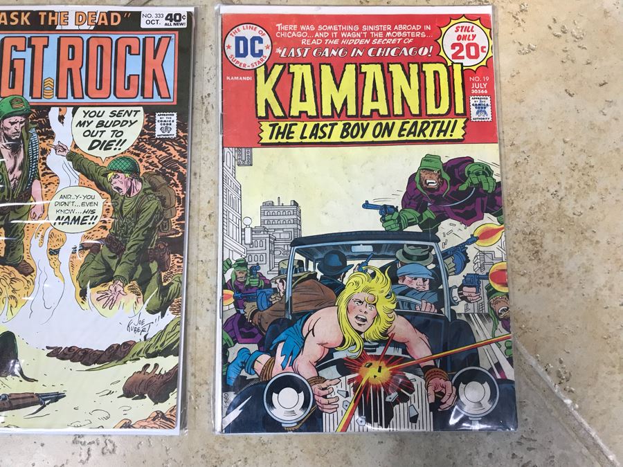 (2) Charlton Comics World At War, (2) DC Comics Sgt Rock, Kamandi [Photo 5]