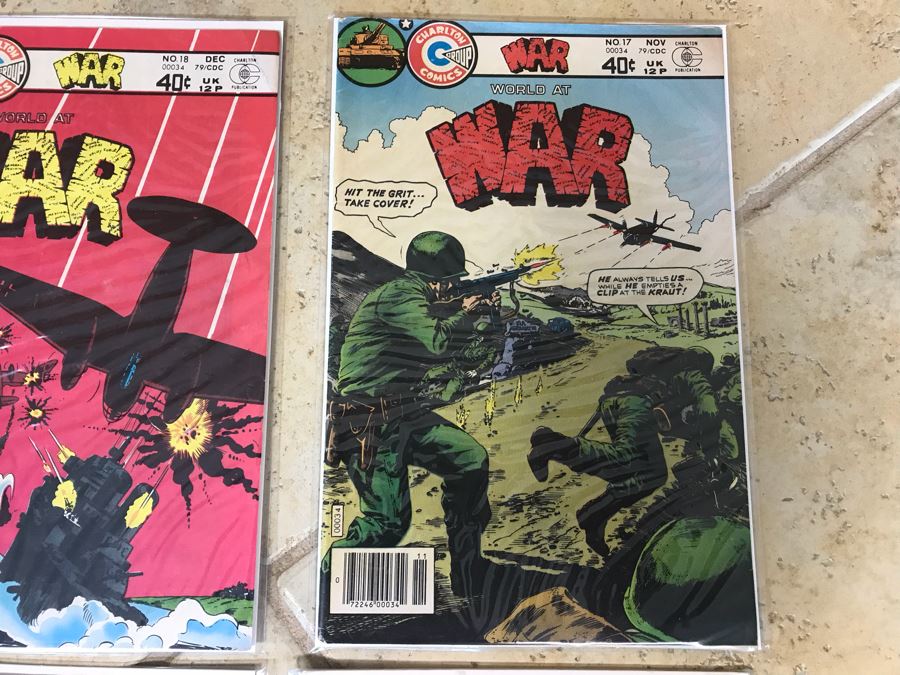 (2) Charlton Comics World At War, (2) DC Comics Sgt Rock, Kamandi [Photo 3]