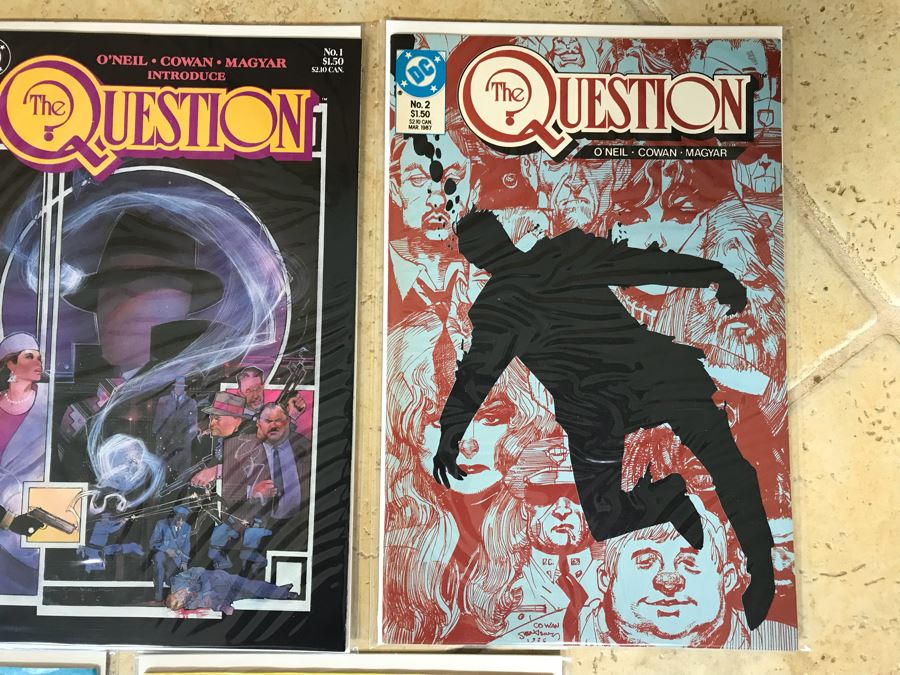(5) Vintage DC Comic Books The Question #1 [Photo 3]
