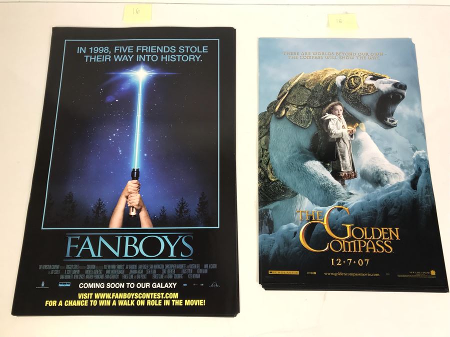 (16) Fanboys Star Wars Mini Movie Posters And (18) The Golden Compass Mini Movie Promotional Posters [Photo 1]