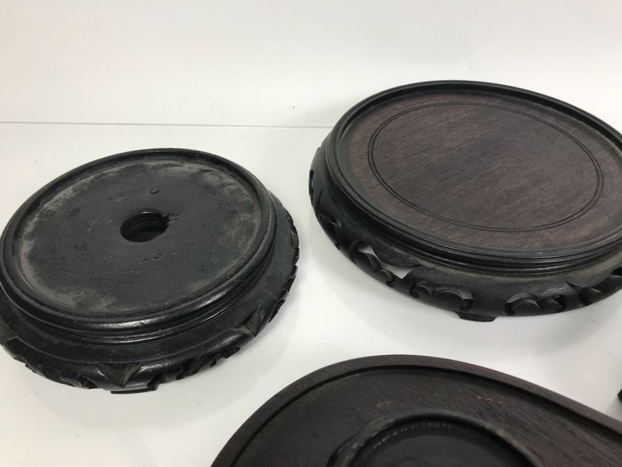 Collection Of Various Sizes Of Asian Wooden Display Stands [Photo 10]