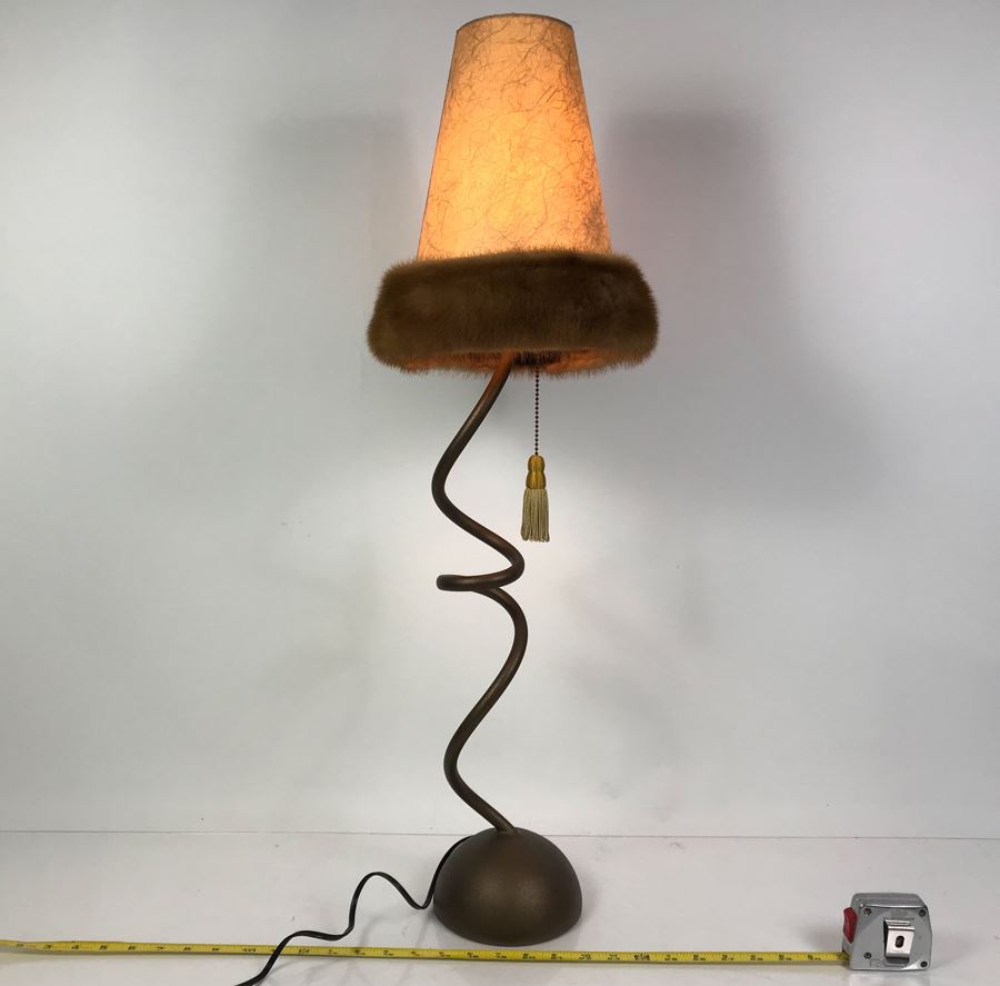 Artisans Metal Table Lamp With Custom Shade [Photo 1]