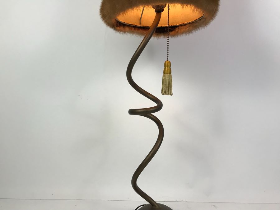 Artisans Metal Table Lamp With Custom Shade [Photo 5]