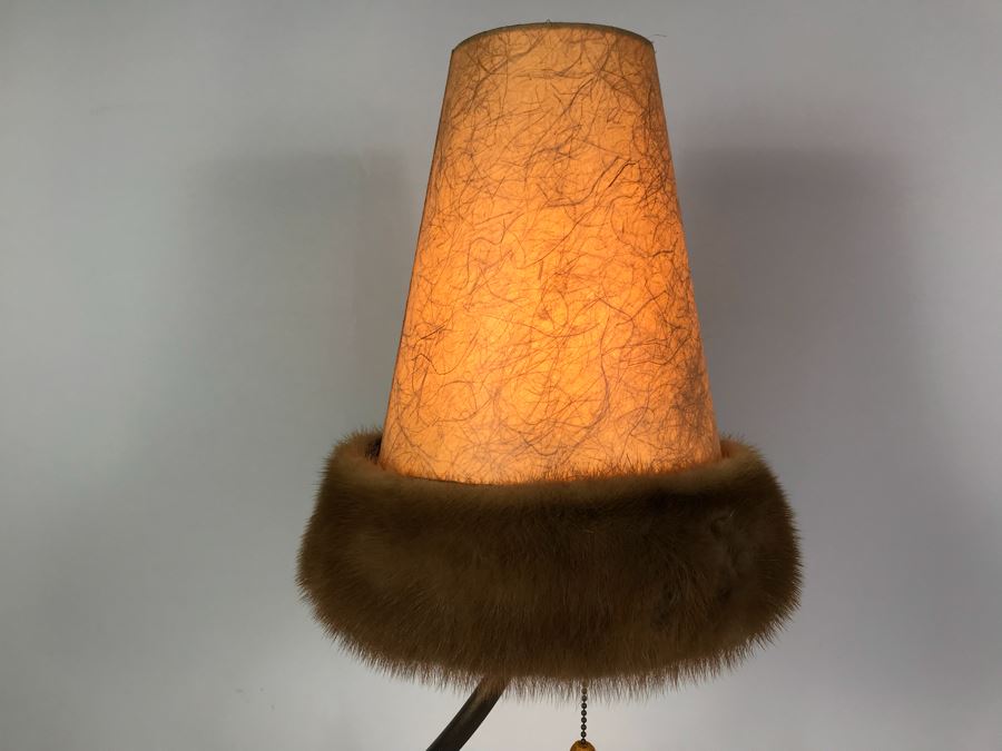 Artisans Metal Table Lamp With Custom Shade [Photo 2]
