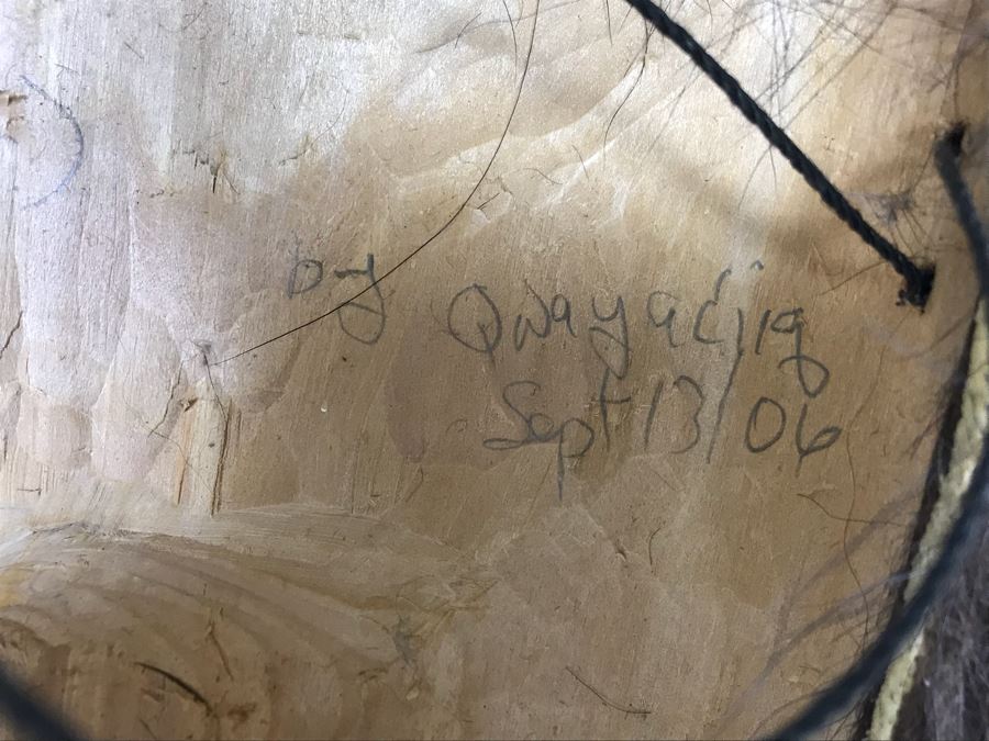 Pacific Northwest Native American Wooden Carved Bear Mask By Jake Gallic Tseshant Nation Vancouver Island Gitksan Paintbrush [Photo 10]