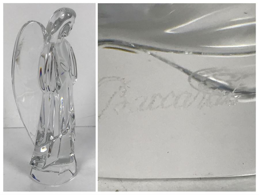 Baccarat Crystal Angel Figurine [Photo 1]