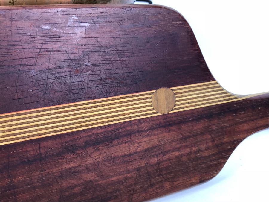 Pair Of Mid-Century Copper Fondue Sets, Dansk Denmark Vases, Industrial Salt & Pepper Shakers, Vintage Ladle, Wire Basket And Cutting Board [Photo 17]