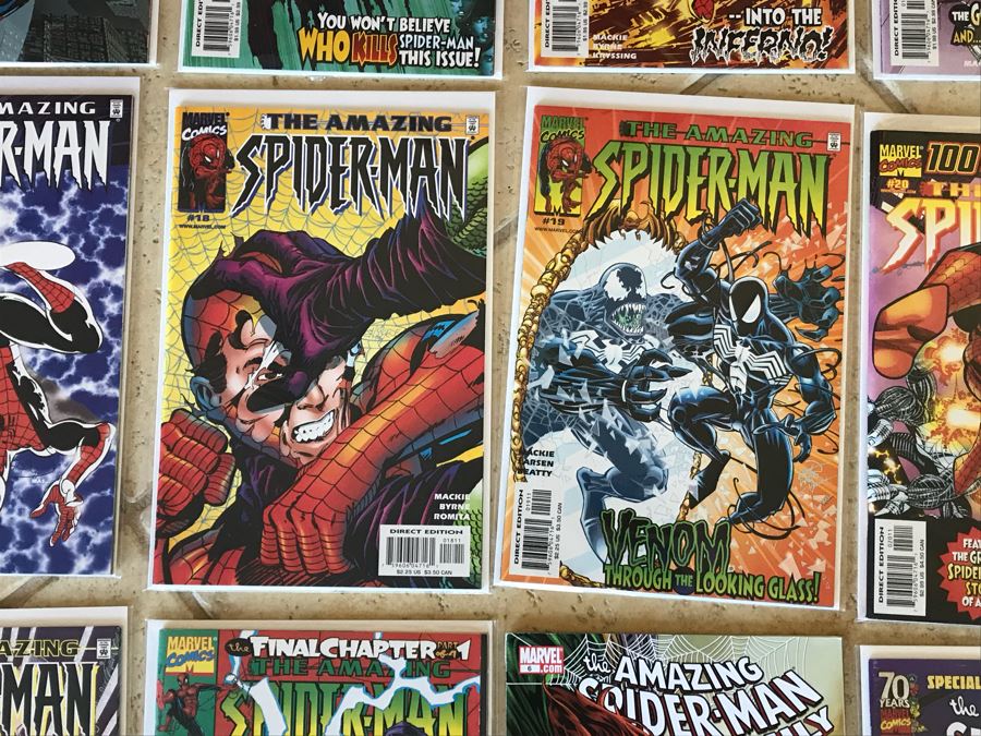 (31) Vintage Marvel Comics Spider-Man Amazing Spider-Man Comic Books [Photo 8]