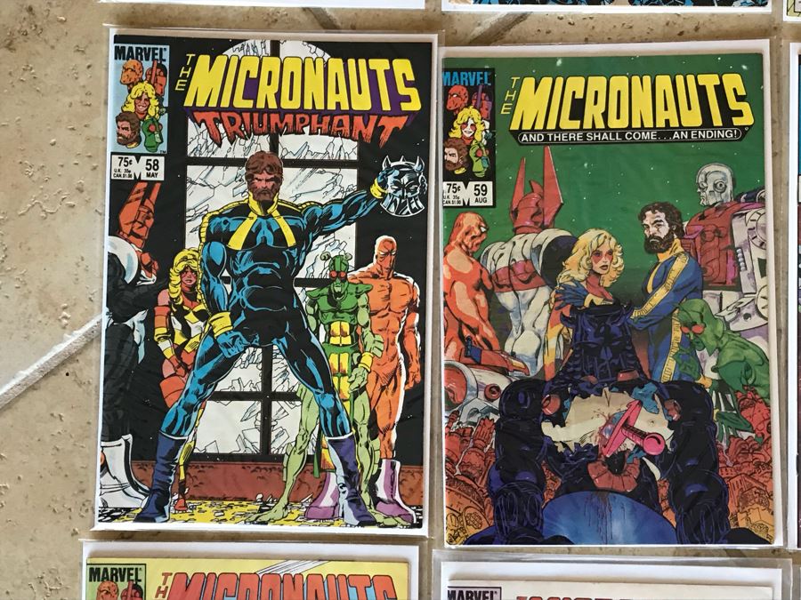 (30) Vintage Marvel Comics The Micronauts Comic Books [Photo 6]