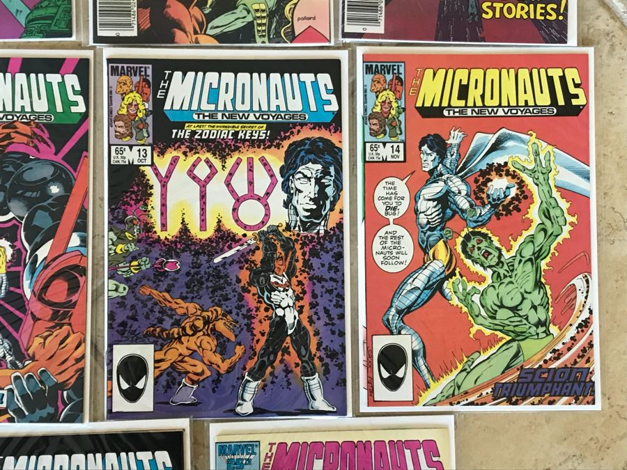 (30) Vintage Marvel Comics The Micronauts Comic Books [Photo 13]