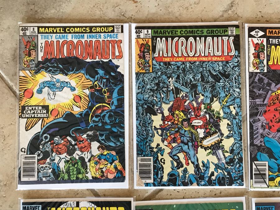 (30) Vintage Marvel Comics The Micronauts Comic Books [Photo 2]